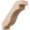 Ekena Millwork 5-inch W x 16-inch D x 16-inch H Copenhagen Rough Cedar Woodgrain TimberThane Knee Brace, Primed BRCUR05X16X16CHGRCPR - alternate 1